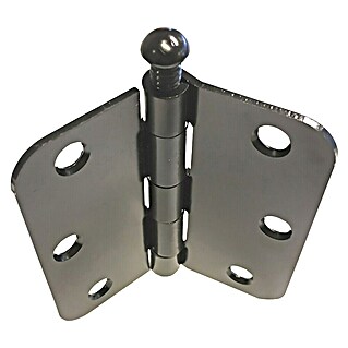 Deurscharnier met ronde hoeken (b x h: 76 x 76 mm)