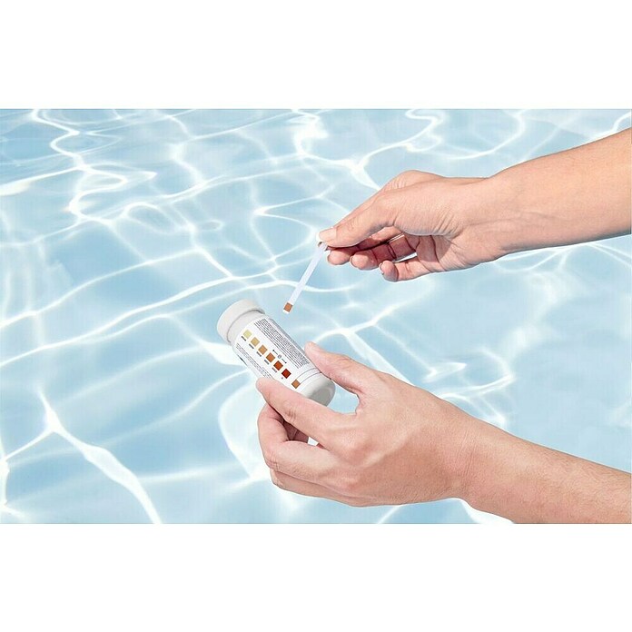 Bestway Testni trakci za bazensko slano vodo  (Skupno število delov: 25 kos) | 8348 - Wasseranalyse | ICIC - Pools / Whirlpools Zubehör | ICI - Pools & Zubehör | IC - Freizeit im Garten | I - Stadtgarten | BAUHAUS