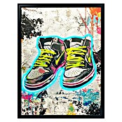 Reinders Gerahmtes Bild (Sneaker View, B x H: 50 x 70 cm, Schwarzer Rahmen) | BAUHAUS