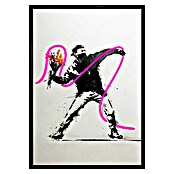 Reinders Leinwandbild (Graffiti Thrower, B x H: 70 x 100 cm, Schwarzer Rahmen) | BAUHAUS