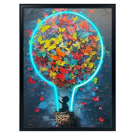 Reinders  Leinwandbild Neon LED Art