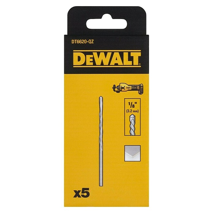 DeWalt Broca universal DT6520-QZ (Diámetro de la broca: 6,5 mm, 5 ud.) | BAUHAUS