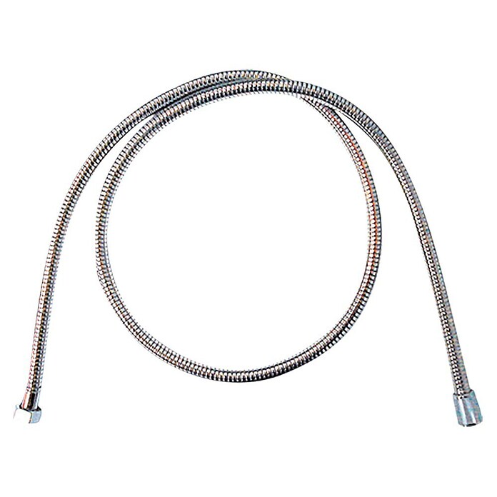 Sanotechnik Brauseschlauch (Länge: 200 cm, Anschlüsse: ½″, Metall, Silber)