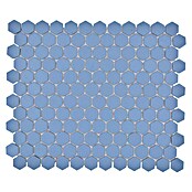 Mosaikfliese (26 x 30 cm, Blau, Matt)