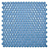 Mosaikfliese (29 x 29,5 cm, Blau)