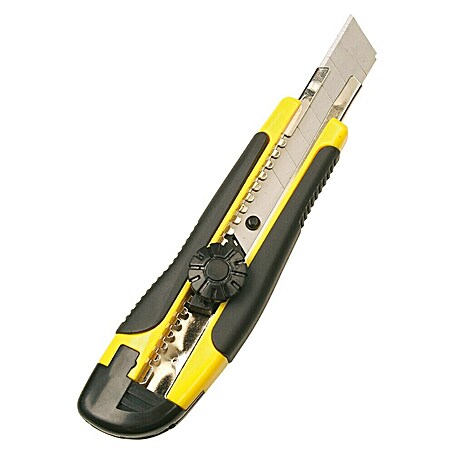 Mako Cuttermesser Softgrip gelb (Klingenbreite: 18 mm, Abbrechklinge)