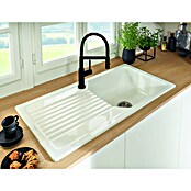 Villeroy & Boch Einbauspüle Linara (100 x 51 cm, Keramik, Weiß) | BAUHAUS