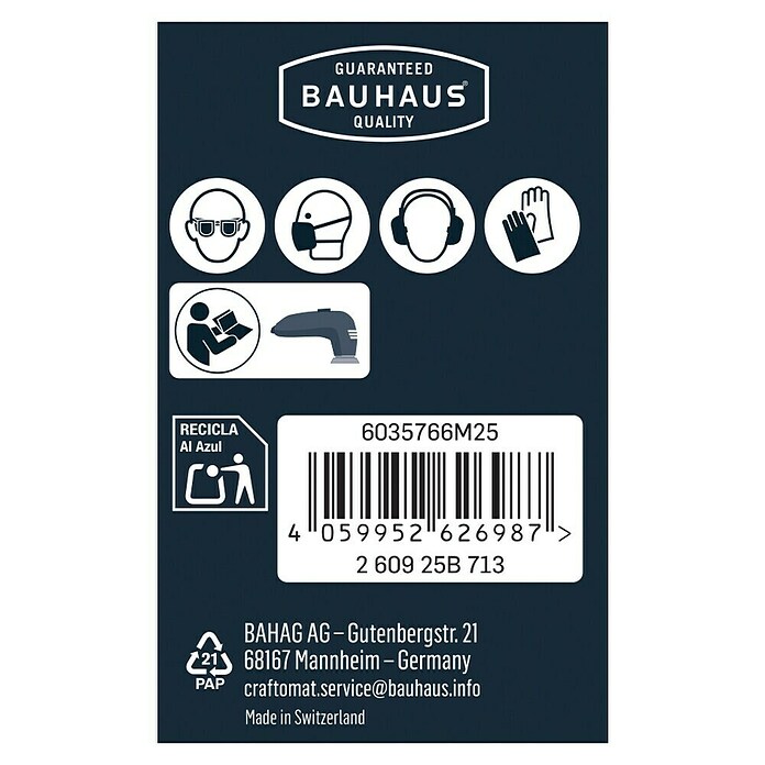 Craftomat Schleifgitter-Set (Körnung: 120, 93 x 93 mm, 5 Stk.) | BAUHAUS