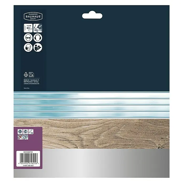 Craftomat Kreissägeblatt Multi210 mm, Bohrung: 30 mm, 54 Stk. - Rückansicht