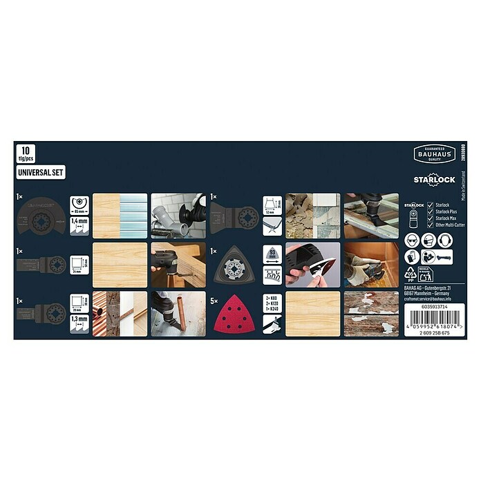 Craftomat Zubehör-Set Universal für Starlock-Systeme (5 Stk., 5 -tlg.) | BAUHAUS