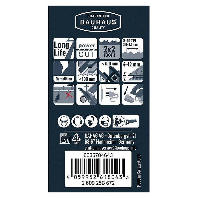 Craftomat Säbelsägeblatt S 930 CF (Länge: 150 mm, 2 Stk.) | BAUHAUS
