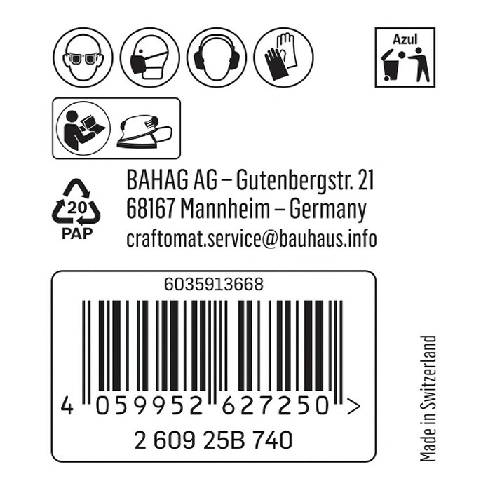 Craftomat Schleifblätter C 1061 (Körnung: 80, Länge: 150 mm, 1 Stk.) | BAUHAUS