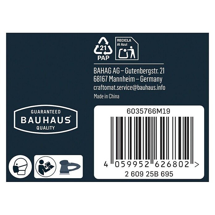 Craftomat Zwischenscheibe (Durchmesser: 125 mm, Passend für: Exzenterschleifer) | BAUHAUS
