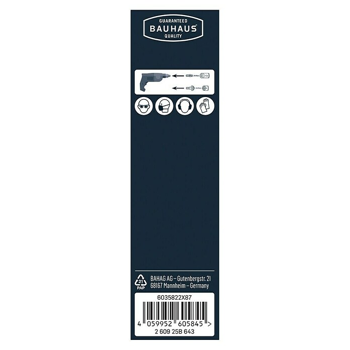 Craftomat Zentrierbohrer (Durchmesser: 6,35 mm, Länge: 102 mm) | BAUHAUS