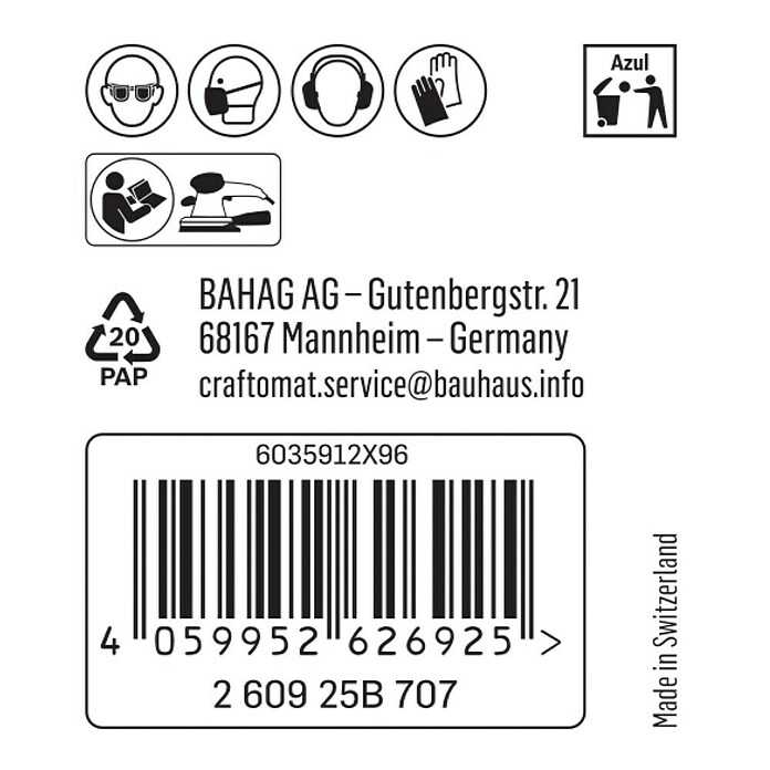 Craftomat Schleifnetz (186 x 93 mm, Körnung: 80, 1 Stk.) | BAUHAUS