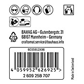 Craftomat Schleifnetz (186 x 93 mm, Körnung: 80, 1 Stk.) | BAUHAUS