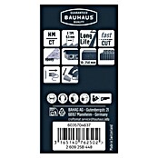 Craftomat Hoja de sierra de sable S 1241 HM (Productos de construcción, 2 piezas, Distancia entre dientes: 8,5 mm)
