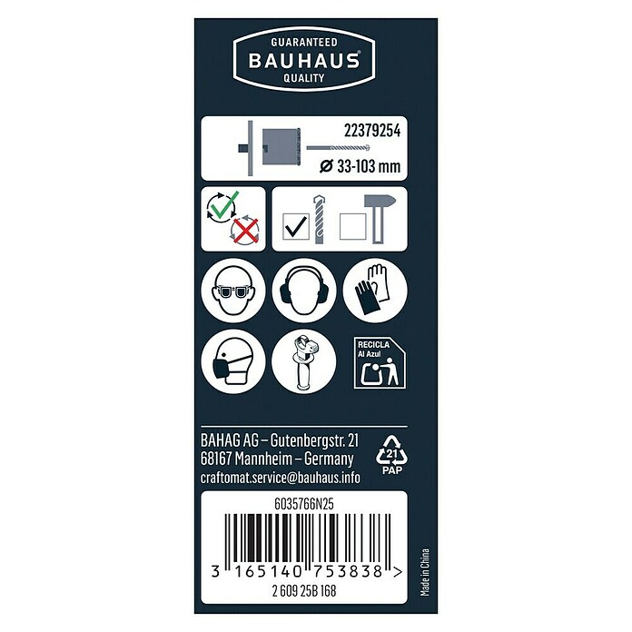 Craftomat Prihvatna prirubnica  (Promjer brtve: 33 mm) | BAUHAUS