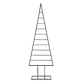 Metall-Weihnachtsbaum (Höhe: 150 cm, Anthrazit, Metall)