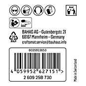 Craftomat Haftschleifscheiben C 1061 (Körnung: 80, Durchmesser: 125 mm, 1 Stk.) | BAUHAUS