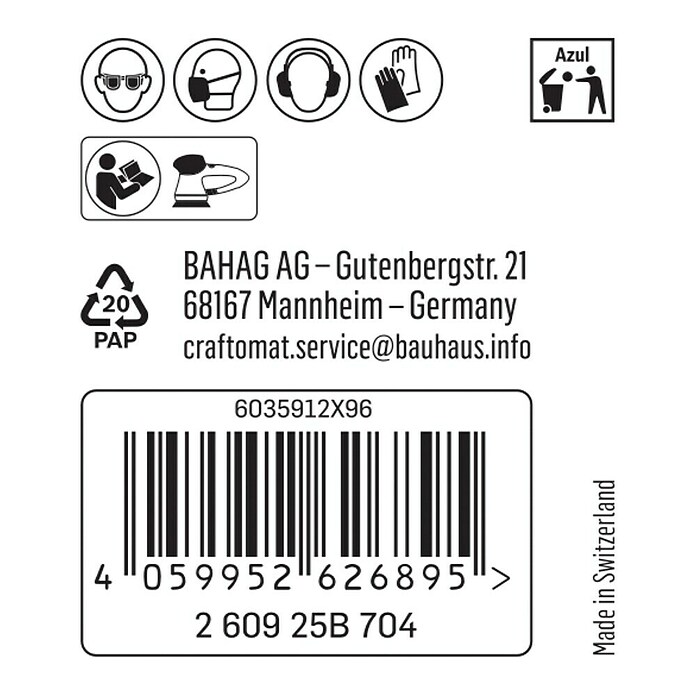 Craftomat Schleifnetz C 7009 (Durchmesser: 150 mm, Körnung: 120, 1 Stk.) | BAUHAUS