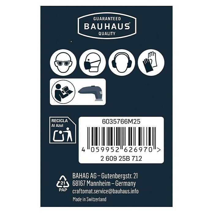 Craftomat Schleifgitter-Set (Körnung: 80, 93 x 93 mm, 5 Stk.) | BAUHAUS
