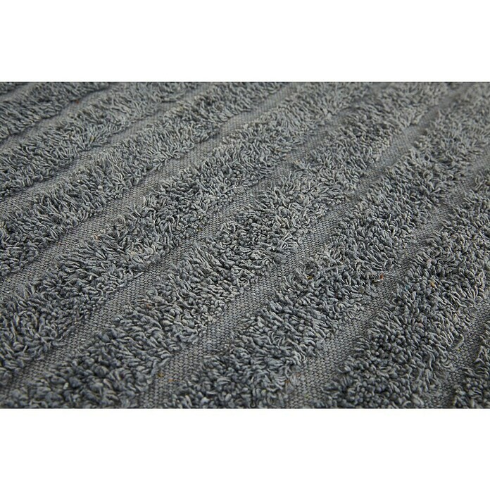 Badteppich Havanna (50 x 80 cm, Grau, Stripe, 80% Baumwolle, 20% Polyester) | BAUHAUS