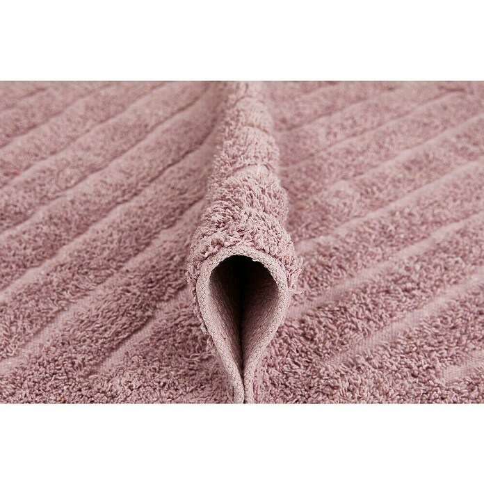 Badteppich Havanna (50 x 80 cm, Rostrot, Stripe, 80% Baumwolle, 20% Polyester) | BAUHAUS