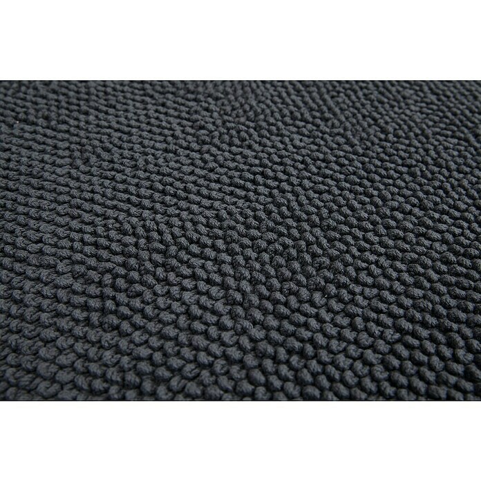 Badteppich Atlanta (50 x 80 cm, Anthrazit, 100% Baumwolle) | BAUHAUS
