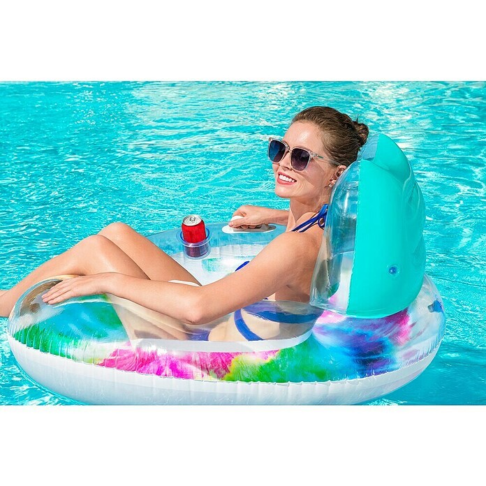 Bestway Plavalni obroč Tie Dye  (104 x 57 cm, Maksimalna obremenitev: 90 kg) | 8308 - Aufblasartikel | ICIC - Pools / Whirlpools Zubehör | ICI - Pools & Zubehör | IC - Freizeit im Garten | I - Stadtgarten | BAUHAUS