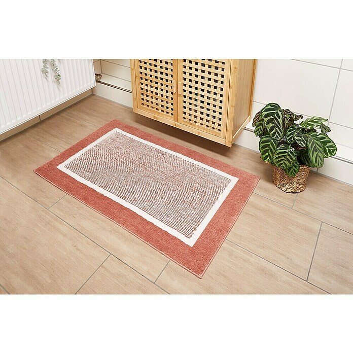 Badteppich Maui (60 x 100 cm, Rostrot, 100% Polyester) | BAUHAUS
