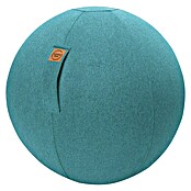 Sitting Ball Gymnastikball Felt (Aquarius, Durchmesser: 65 cm, Material Bezug: 100 % Polyester)