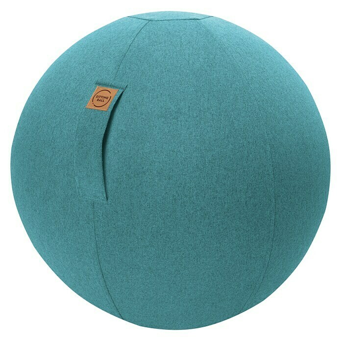 Sitting Ball Gymnastikball FeltAquarius, Durchmesser: 65 cm, Material Bezug: 100 % Polyester Front View