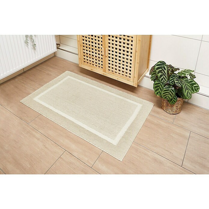 Badteppich Maui (60 x 100 cm, Beige, 100% Polyester) | BAUHAUS