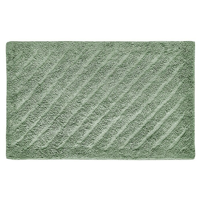Badteppich Havanna (50 x 80 cm, Salbei, Stripe, 80% Baumwolle, 20% Polyester) | BAUHAUS