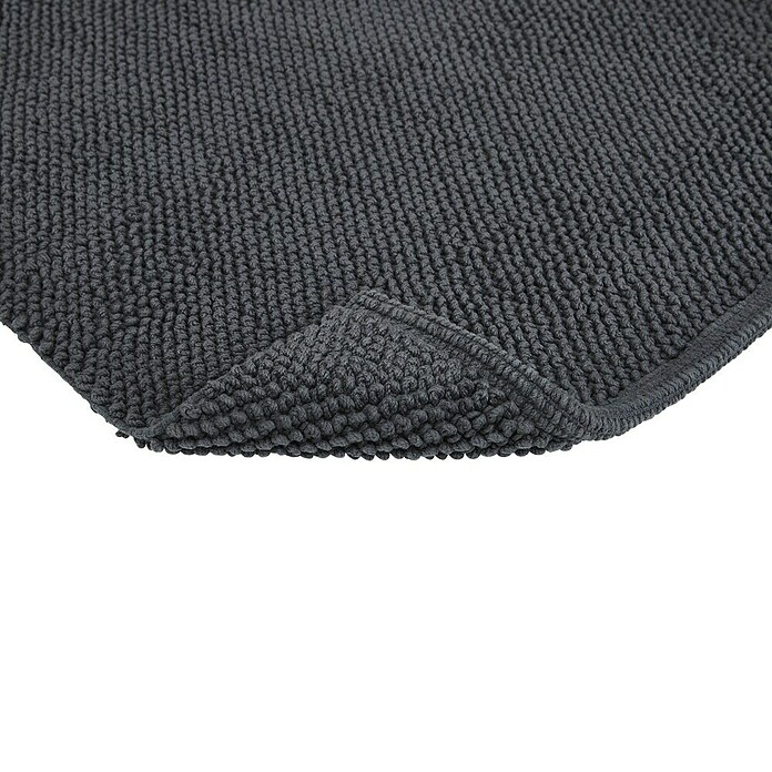 Badteppich Atlanta (50 x 80 cm, Anthrazit, 100% Baumwolle) | BAUHAUS