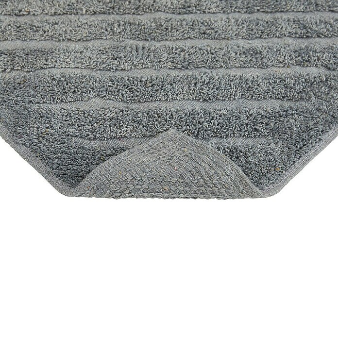 Badteppich Havanna (50 x 80 cm, Grau, Stripe, 80% Baumwolle, 20% Polyester) | BAUHAUS