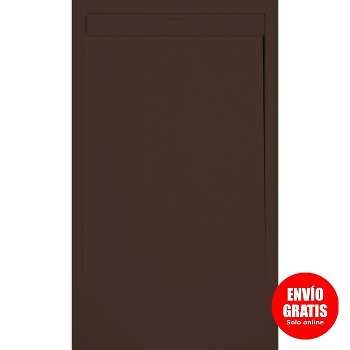 Duplach Plato de ducha Smart (L x An: 200 x 70 cm, Material compuesto, Chocolate) | BAUHAUS