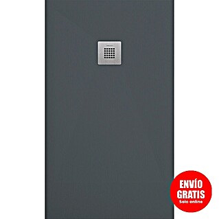 Duplach Plato de ducha Plus (L x An: 70 x 70 cm, Material compuesto, Antracita)