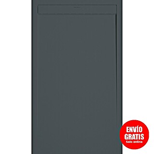 Duplach Plato de ducha Smart (L x An: 150 x 90 cm, Material compuesto, Antracita)