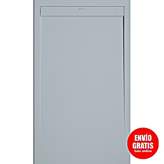 Duplach Plato de ducha Smart (L x An: 150 x 80 cm, Material compuesto, Gris)