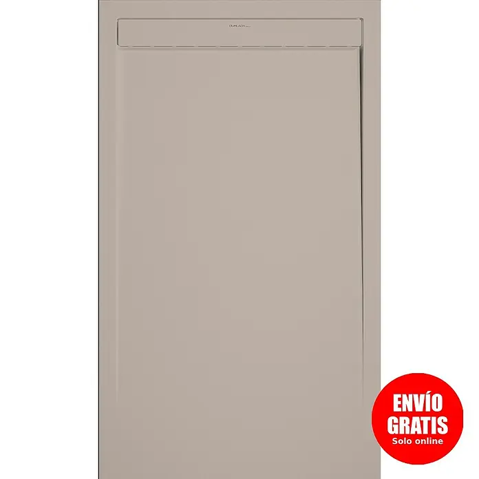 Duplach Plato de ducha Smart - L x An: 160 x 80 cm, Material compuesto, Arena - Elegante plato de ducha beige con tapa de desagüe para un baño con estilo. ¡Pídelo online con envío gratis!