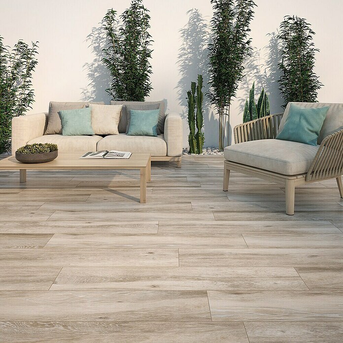 Halcón Porculanska pločica Pecan Taupe  (22,5 x 119,6 cm, Mat) | BAUHAUS