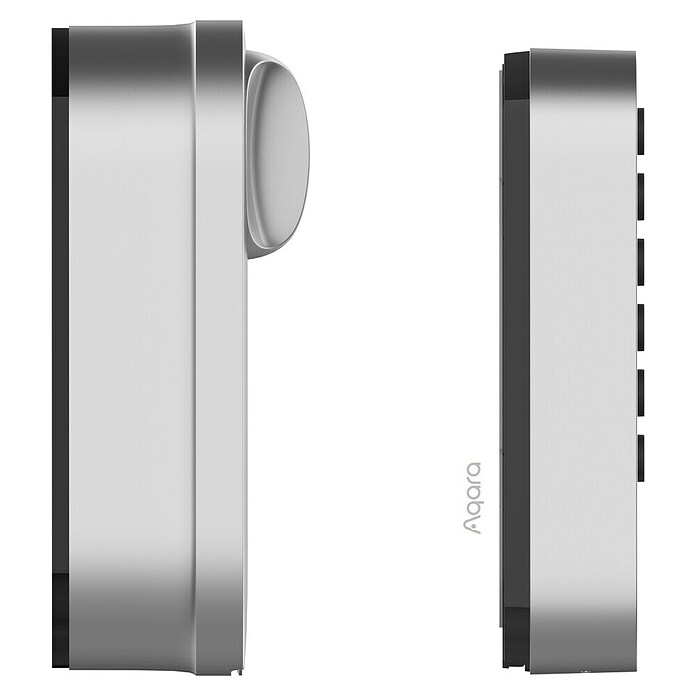 Aqara Cerradura electrónica U200 (Manejo: Huella dactilar, código de acceso, smartphone, Apto para: Puertas, Plateado) | BAUHAUS