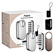 Aqara Cerradura electrónica U200 (Manejo: Huella dactilar, código de acceso, smartphone, Apto para: Puertas, Plateado) | BAUHAUS