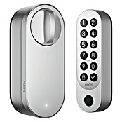 Aqara Cerradura electrónica U200 (Manejo: Huella dactilar, código de acceso, smartphone, Apto para: Puertas, Plateado) | BAUHAUS