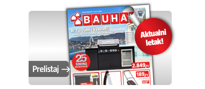 BAUHAUS letak Svibanj 2025