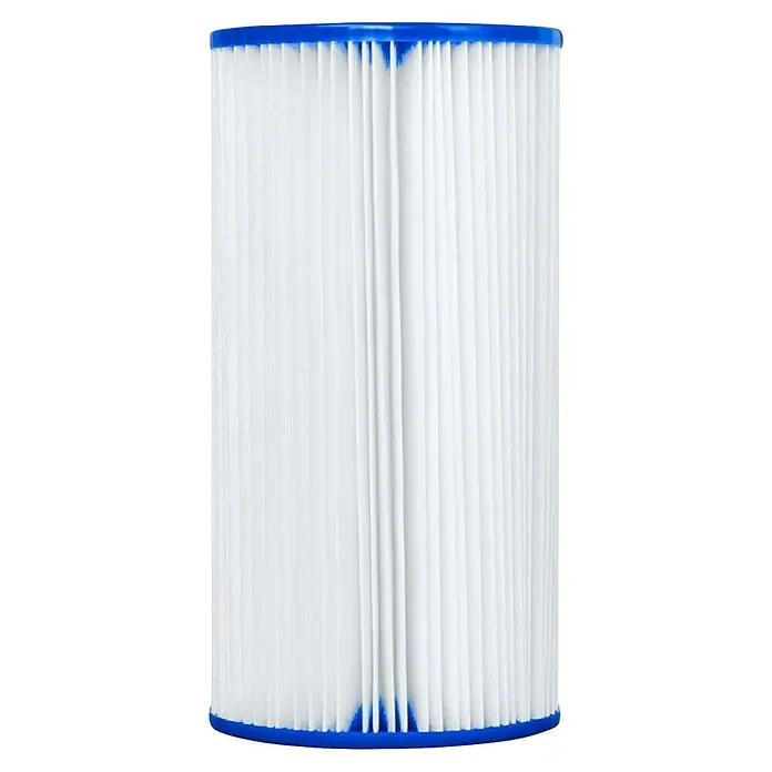 Bestway Filterkartusche - Filterleistung: 5.678 l/h - Weißer Poolfilter mit blauen Endkappen. Der Filter ist zylindrisch mit vielen Falten und hält Ihr Wasser sauber.