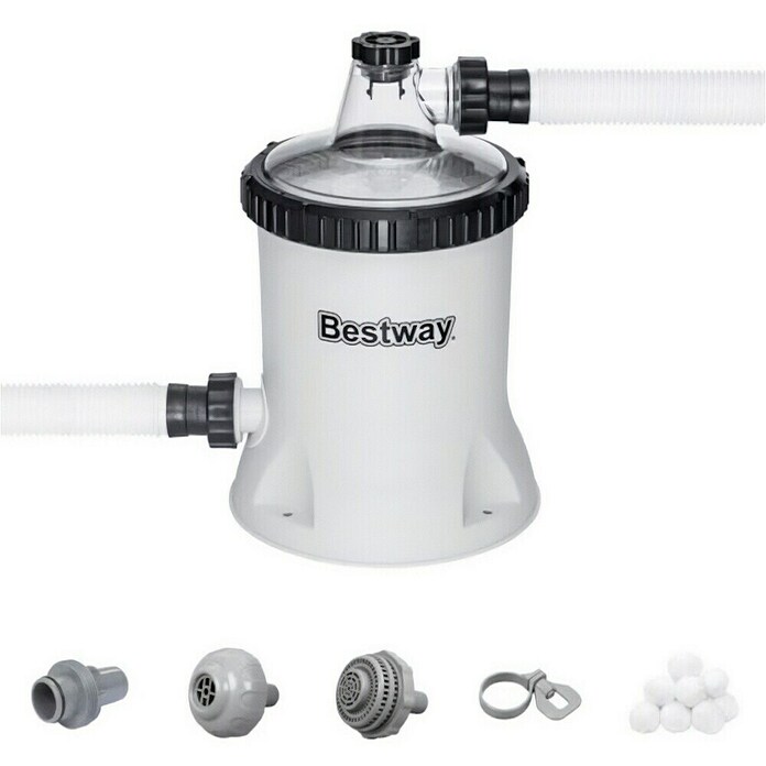 Bestway Filtrirna črpalka Polysphere  (Zmogljivost filtra: 5.678 l/h) | 8324 - Schwimmbadtechnik | ICIC - Pools / Whirlpools Zubehör | ICI - Pools & Zubehör | IC - Freizeit im Garten | I - Stadtgarten | BAUHAUS