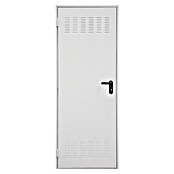 Roper Puerta de trastero Lacada con rejilla (80 x 210 cm, Derecha, Blanco) | BAUHAUS